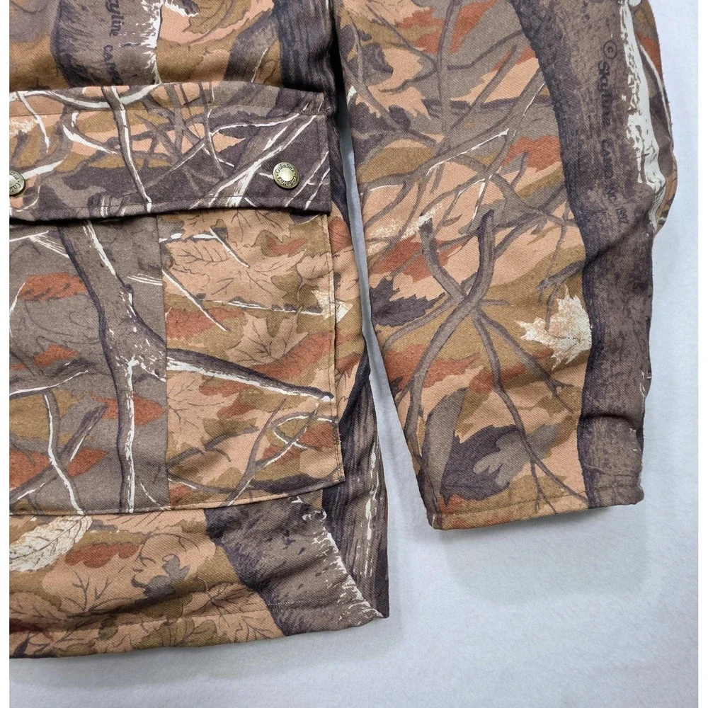Cabelas Super Slam Hunting Jacket Men XLT Tall Camouflage USA Hooded LIMITED USE